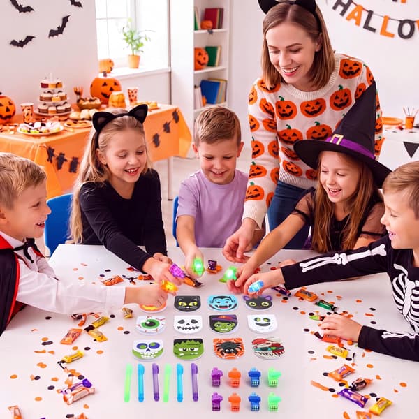 24 sett Halloween-festgaver til barn i bulk -