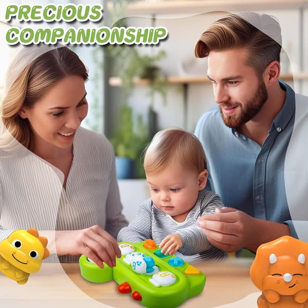Dinosaur Pop Up Leker for 1 år gamle jenter og gutter Babyleker 6 til 12 måneder Gaver til 1-åringer Første bursdagsgaver