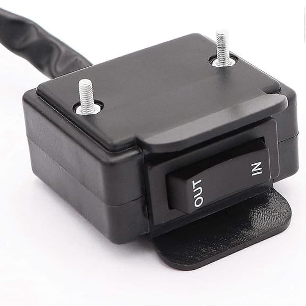 12V ATV Winch Rocker Switch With Handlebar Control Line Kit For ATV/UTV
