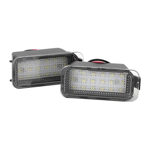 1 par DC12V 3200K 18 LED-nummerskiltpanellamper passer til Focus DYB 10-DC12V