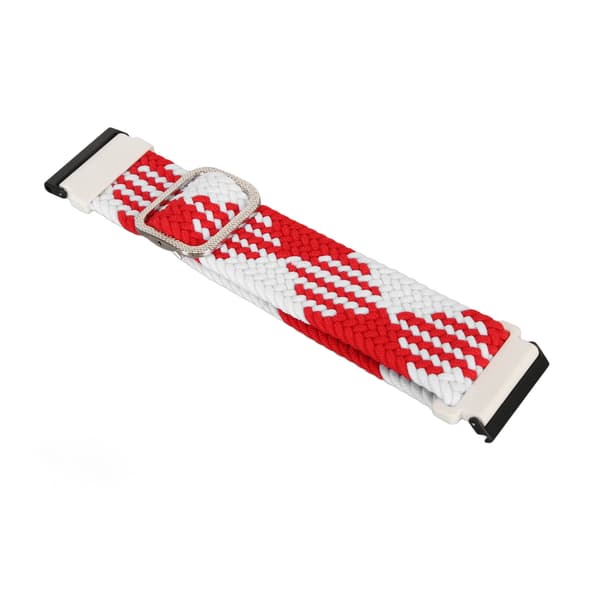 Braided Nylon Sport Band Adjustable Replacement Strap for Spartan Hr Baro Red White