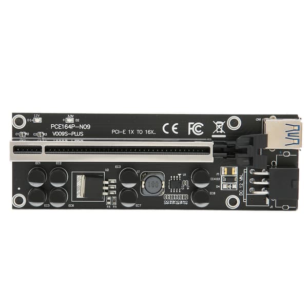 PCIE Riser Stabil 8 FP-kondensatorer Forgyldt USB3.0-grænsefladeadapterkort til Win 7 til Win 8 til Win10 til Win XP