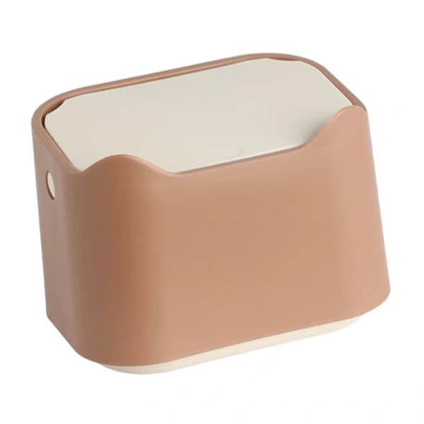 Mini Countertop Trash Can Waste Bin for Countertop Table Next to Coffee 17.5x13x13.5cm
