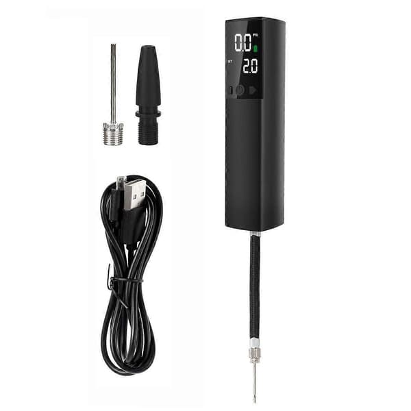 Elektrisk bollpump, Smart luftpump Bärbar snabb bollpumpning med exakt tryckmätare och Dig