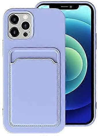 Flytende silikonlommebokdeksel til iPhone 12, iPhone 12 Pro 6,1 tommer (2020)