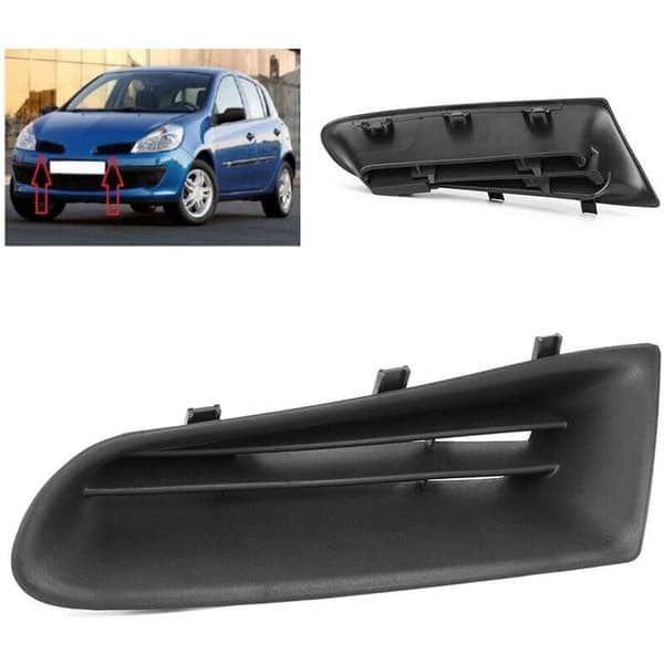 Left Front Bumper Grille 7701208684 Compatible with Renault Clio MK3 2005-2009 - Left