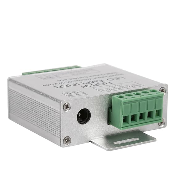 DC12-24V 24A RGBW Signal Amplifier 4-channel Output Circuit Aluminum Shell LED Strip Controller