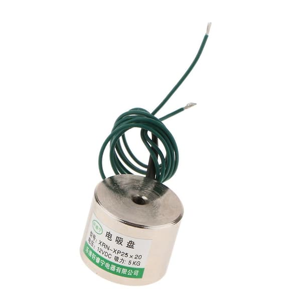 DC 12V P25/20 Hållande Elektromagnet Lyft 5kg Solenoid Elektromagnet