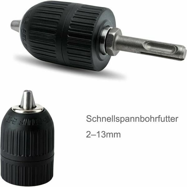 SDS elektrisk hammerkonvertering elektrisk drill håndstram chuck 2-13MM drillchuck elektrisk drillchuck tre-klo chuck