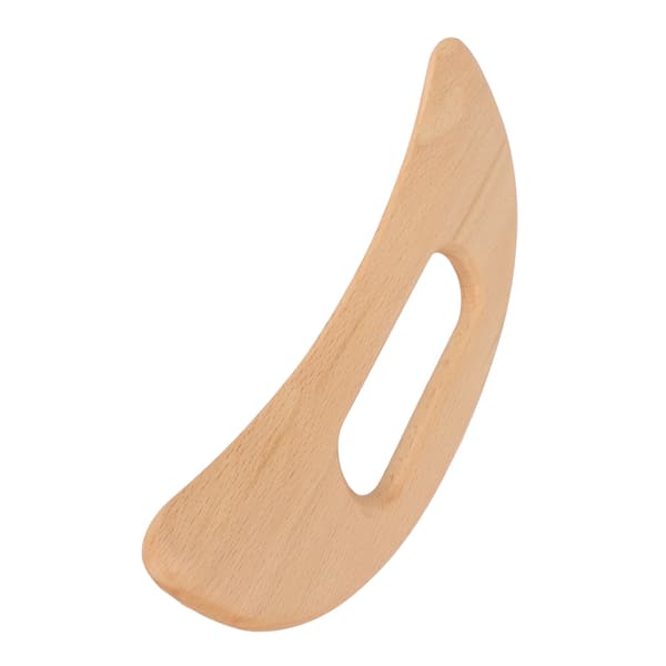 3 Pieces Wood Gua Sha Board Finely Polished Beech Safe Smoothing Effort-Saving Wood Scraping Tool for Arms Legs Back_tfrf