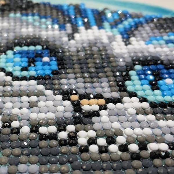 DIY 5d Diamantmaling efter nummer-sæt (30*40cm, Klokkekat), Diam