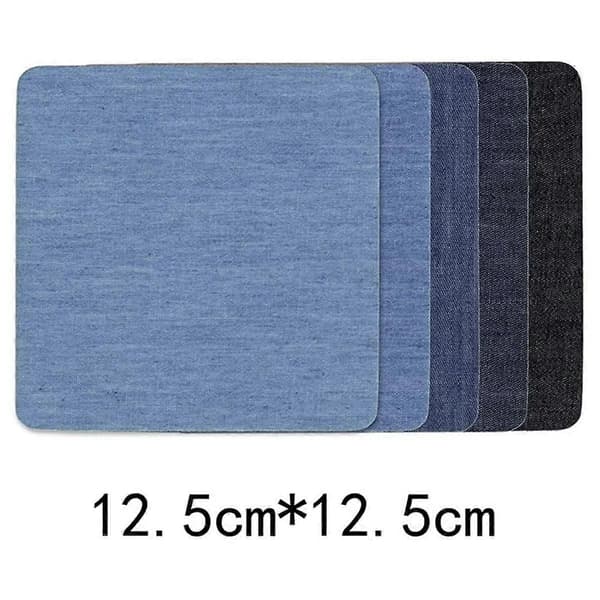 Lapper til indersiden af jeans 30 stk, Strygelapper til indersiden af jeans til tøjreparation, Strygelapper til jeans inderside