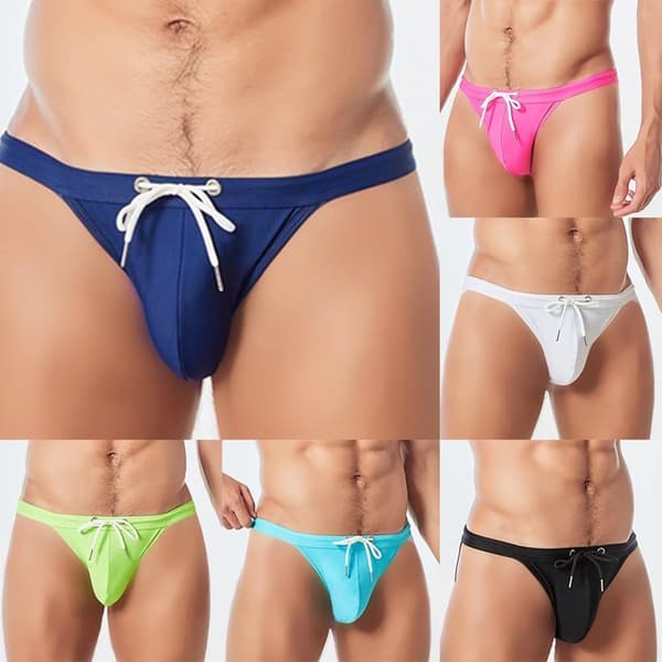 Mænd og Bikini Trusser Perfekt Strand Rød) Til svømmeundertøj til åndbare komfortable svømmeaktiviteter (L
