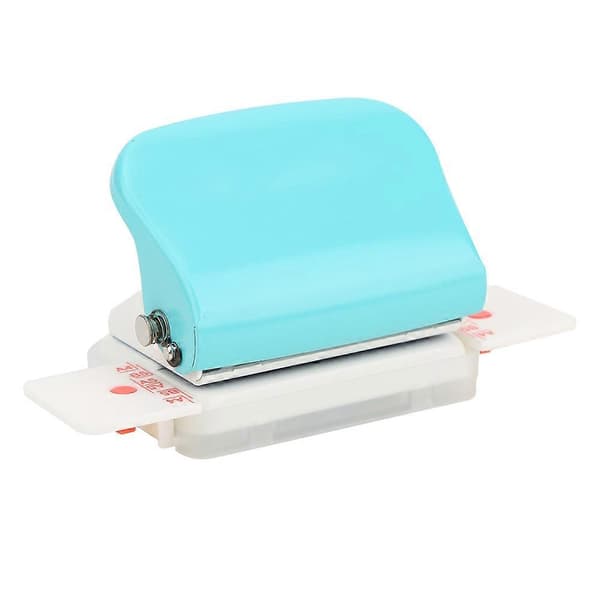 Multifunctional Manual 26-Hole Paper Punch Office Supplies Manual Tool for A4 / B5 / A5 (Light Blue)