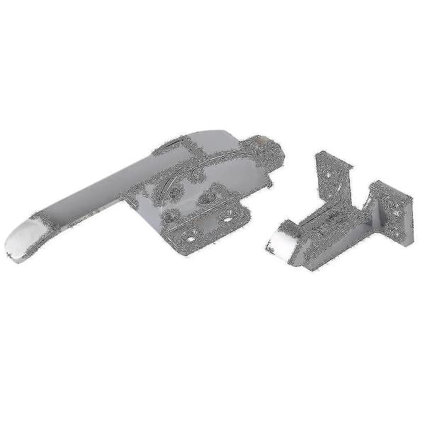 2x Stainless Steel Spring Loaded Walk-in Freezer Refrigerator Door Handle Latch