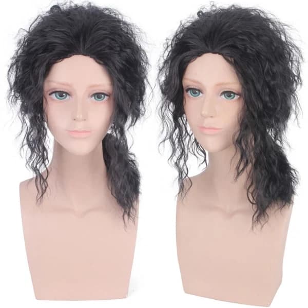 TG 1:a Michael Jackson COS paryk mand konge MJ sort mode stilfuld_tfrf