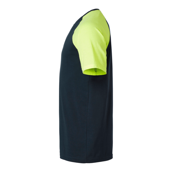 225 T-shirt Marinblå/fluorescerande gul Unisex
