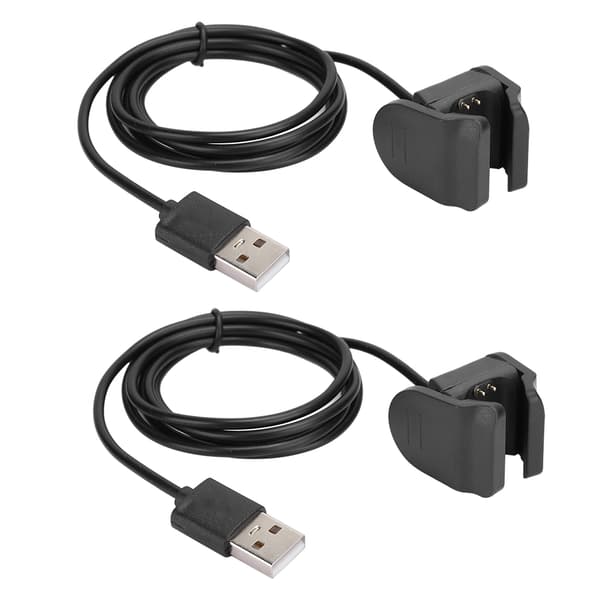 2 stk lader datakabel ladeklemme klemtilbehør for XIAOMI MI Band 4