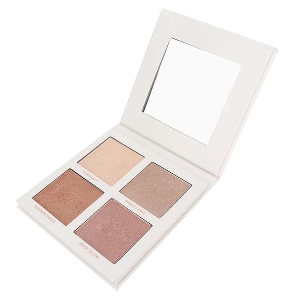 4 farger Highlighter Powder Face Contour Bronzers Brightening Concealer Makeup Tool