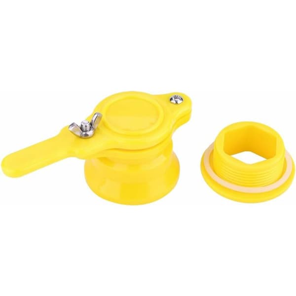Honey Extractor Valve Beekeeping Tool, Bee Honey Valve Bucket Tap Beekeeping Bottle Tool Nylon + Stainless Steel (Diameter: 44mm)