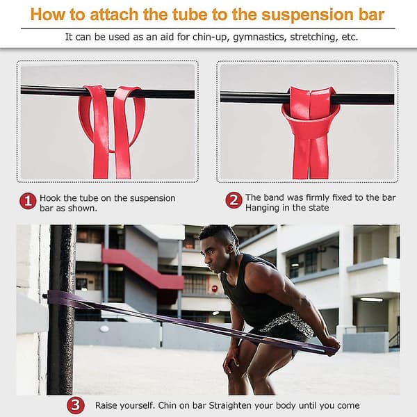 Pull-up assistancemanchet - Bedst til chins, pull-ups, modstandsbåndstræning, udstrækning, mobilitetstræning og seriøs fitness