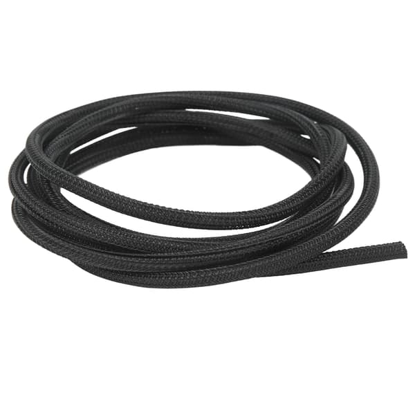5mm/0.2 inch Black Cord Protector Self-Wrapping Cable Sleeve High Temperature Resistant Cable Sheath for RV Boat 7.5m/25ft