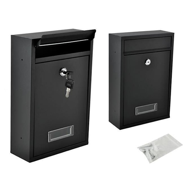Lukollinen postilaatikko - musta postilaatikko