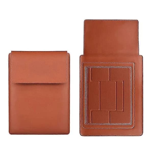 PU-etui til MacBook Air Pro 13 13.3 14 15.4 Notebook Beskyttende Kølestativ