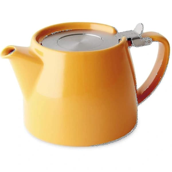 Stump tekanne med SLS-lås og tesil for tebrygging, 532 ml, mandarin
