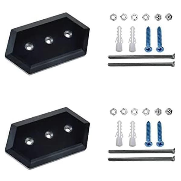 3-pack väggmonterade skateboardhållare, skateboardhängare, kompatibel skateboarddäckdisplay och förvaring