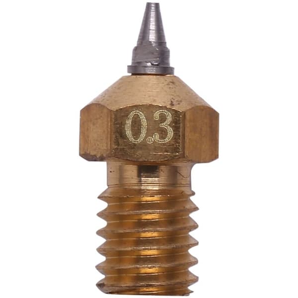 3 stk/sæt 3D-printerdel 0,2 mm 0,3 mm 0,5 mm Airbrush-dyseadaptersæt til V6 Hotend 1,75 mm filament