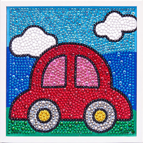 One Piece Car Diamond Painting Full Kits, DIY 5D Round Diamond Art