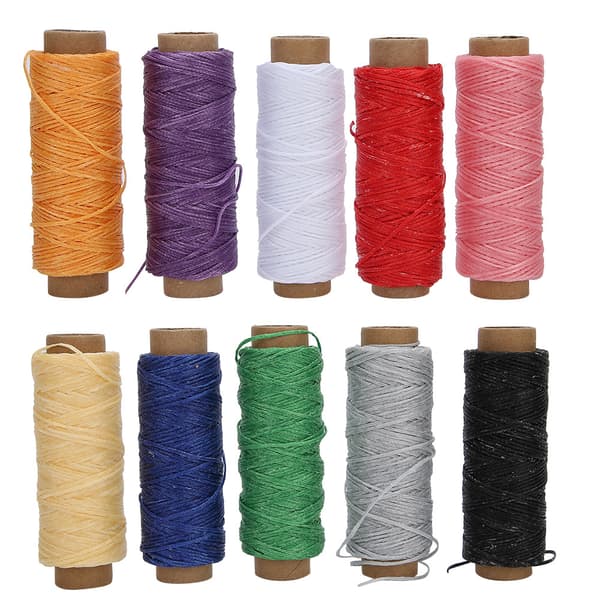 10 Colors 150D Waxed Thread 50 Meters Waxed Cord DIY Hand-Sewn Accessories