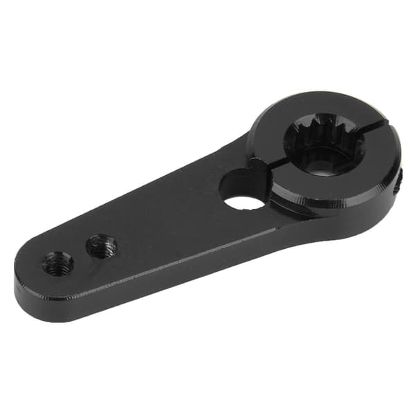 RC-styreservoarm i aluminiumlegering, halvhorn, 44 mm 15T til HSP 1/5 lastbil (sort)