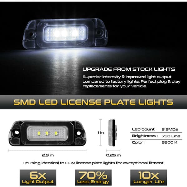 LED-skiltlyshusmontering for W164 W251