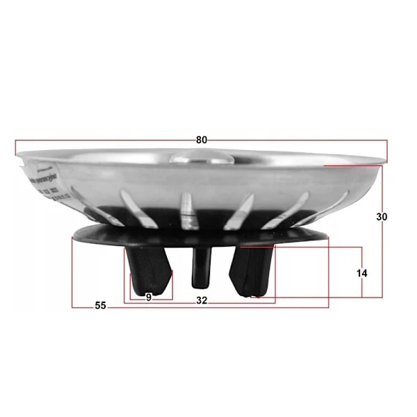 Sieve and Sink Plug for Ikea Atlant / Domsjö