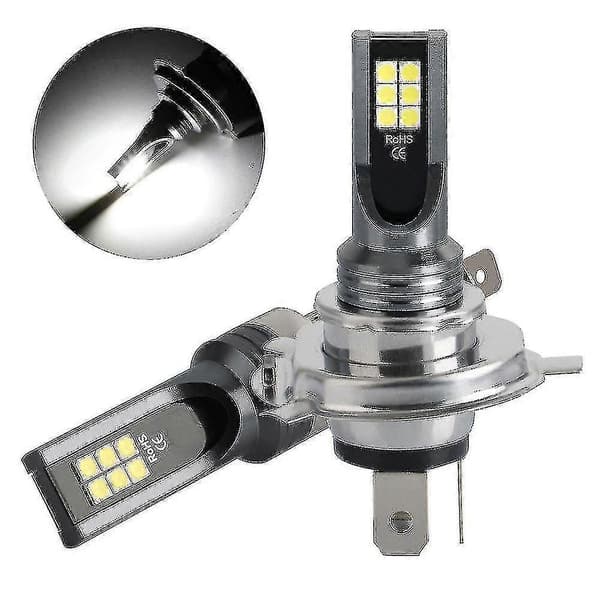 H4/9003 LED-frontlyspærer LED H4 Frontlys Bilpærer H4 Bil Frontlys Lyse LED Bilpærer H4 LED Frontlys
