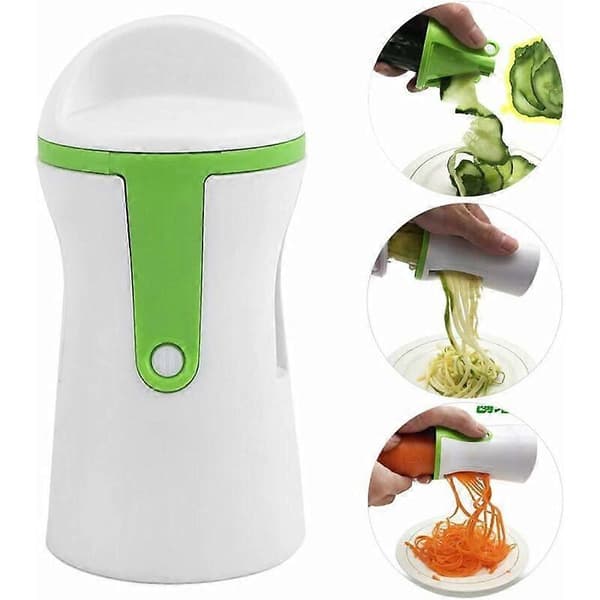 Grønnsakskutter, grønnsaksspiralizer, grønnsaksriver for gulrot, agurk, squash, spaghetti