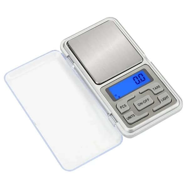 2-pack digital pocket scale, 0.01g high precision 200g capacity with tare function for kitchen and portable use, silver Silver Silver Silver Silver
