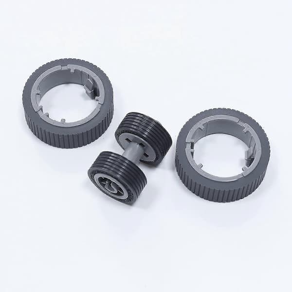 Pa03670 - 0001 Pa03670 - 0002 Forbrugssæt Pick Roller + Brake Roller Roller til Fi-7160 Fi-7260 Grå Gray