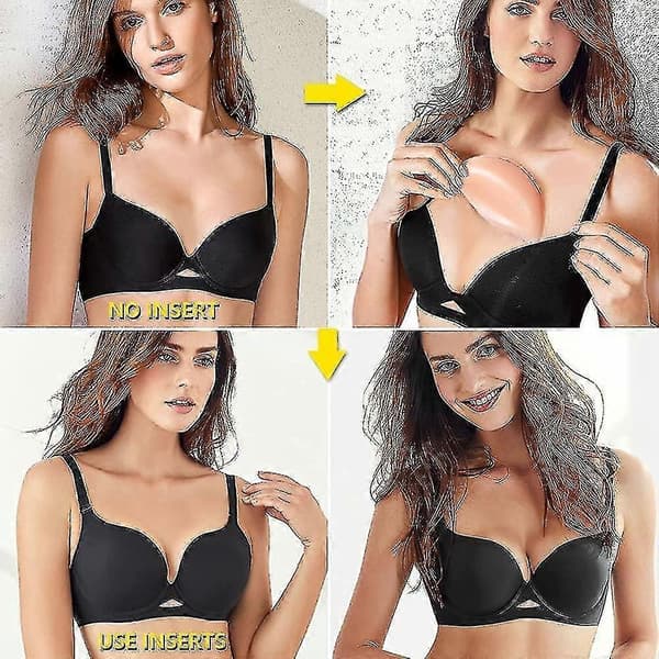 Silicone Breast Inserts, Silicone Bra Inserts, Silicone Breast Enhancers, Push Up Breast Inserts (FMY)