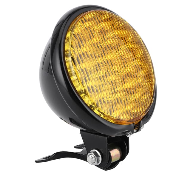 LED-frontlys Fjernlys/Nærlys Gul Linse Vanntett LED-frontlys Universal for 12V Motorsykkel