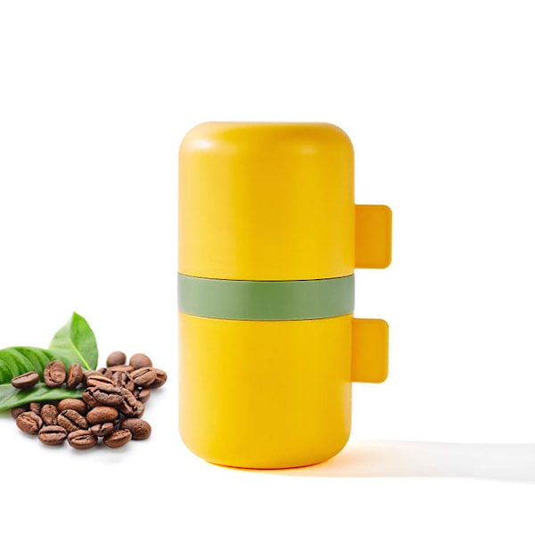 Manuel Kaffekværn, Manuel Kaffebønne Kværn med Konisk Keramisk Kværn, Foldbar Hånd, Justerbar Grovhed, Porta