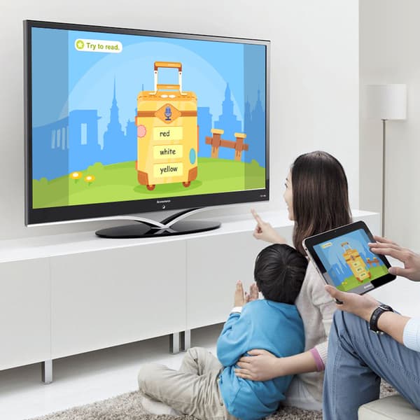 TV Streaming Samme skjerm Enhet Plassbesparende multimedia trådløs adapter for skjermer Projektor Black
