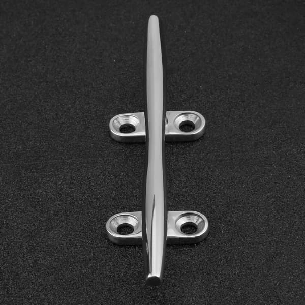 6\" Stainless Steel Marine Boat Dock Deck Rope Cleat Hollow Base Bollard