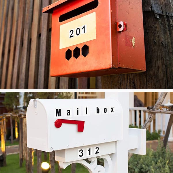 8 arkin numerokitti (musta, 1 tuuma) itseliimautuvat vinyylikirjaimet,