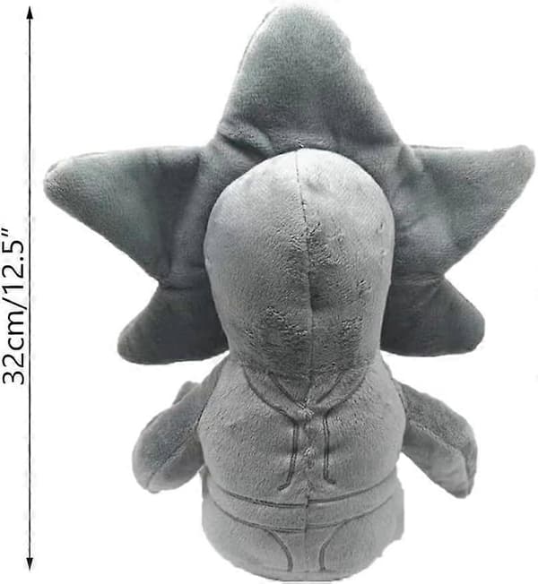 Stranger Things Demogorgon Plyschleksak - Människätande Blomma Docka - 35CM Grå Sittande