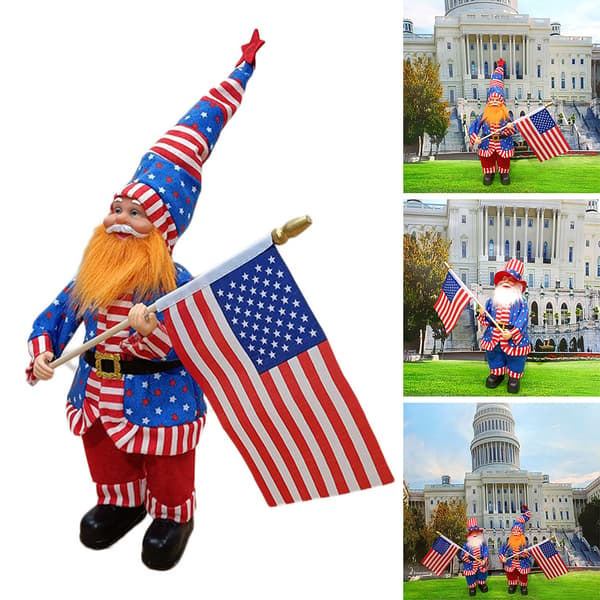 Independence Day Uncle Sam PVC Action Figure Desktop Decorative Ornament C C