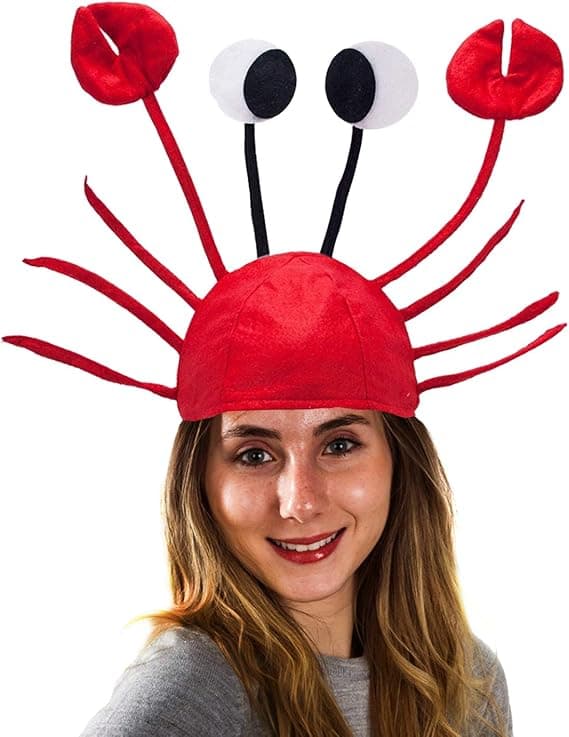 Nedsat krabbehat - havdyrhatte - fiskehatte - Crawfish Co