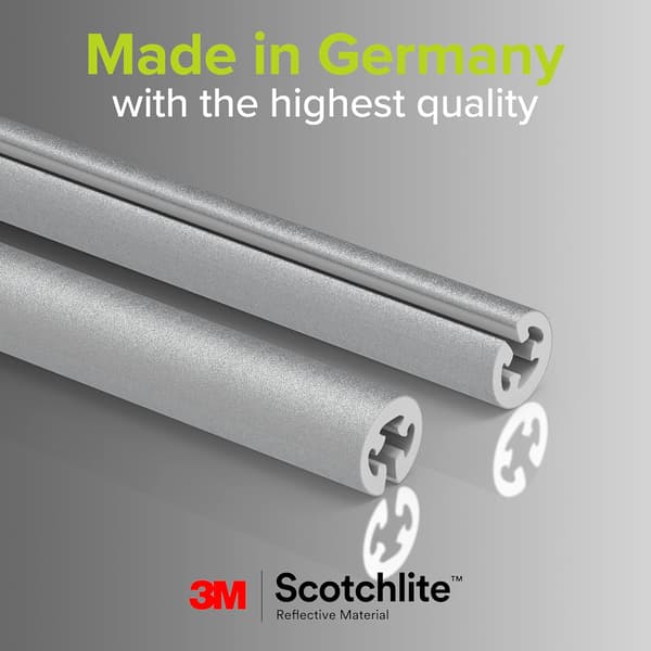 Sykkelreflekser for nattkjøring - 360° synlighet og enkel montering (10 stk, 70 mm)